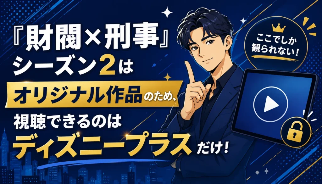 財閥×刑事』シーズン2はオリジナル作品のため、視聴できるのはディズニープラスだけ!